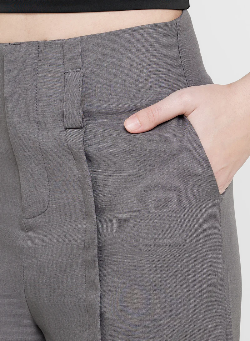 ELLA Wide Bottom Split Hem Pants