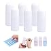 Kare Kind Refillable Roll-On Deodorant Bottles (6-Pack) - Empty - Leak-Proof - 1.7 Oz (50 ml) - 20 Writable Stickers - Twist Cap - For Homemade Natural Deodorant, Sunscreen, Moisturizer, etc - Image 2