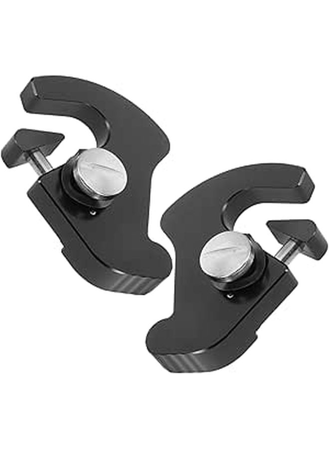 Motorcycle Quick Release Luggage Rack Buckle Lock Kit Black - Image 1
