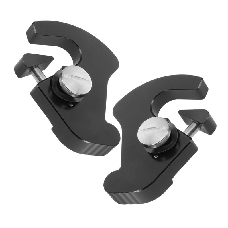 Motorcycle Quick Release Luggage Rack Buckle Lock Kit Black - Image 2