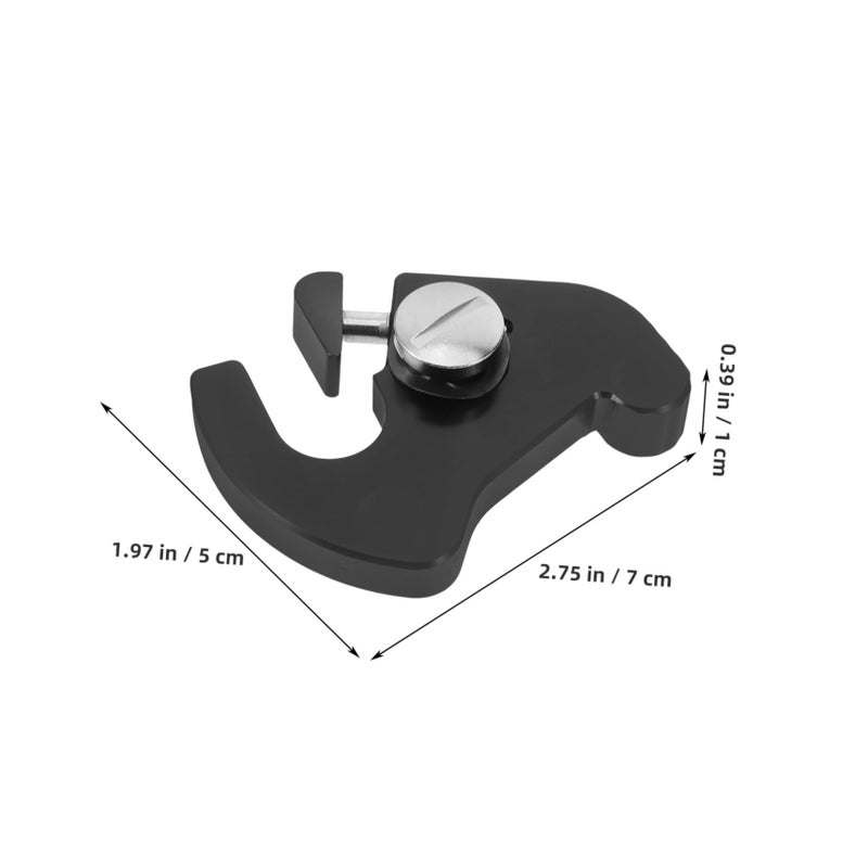 Motorcycle Quick Release Luggage Rack Buckle Lock Kit Black - Image 3