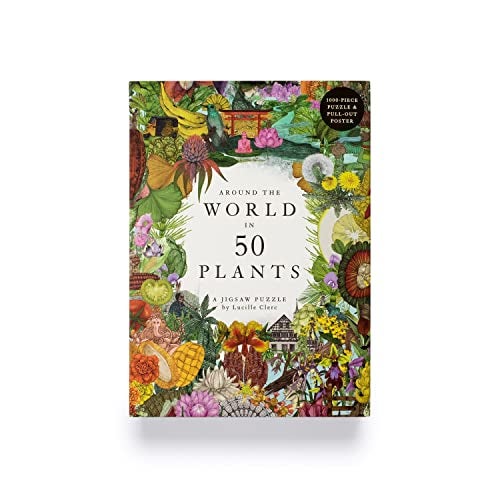 Laurence King Around The World in 50 Plants 1000 Piece Puzzle, 19 x 27 Inch - Image 2