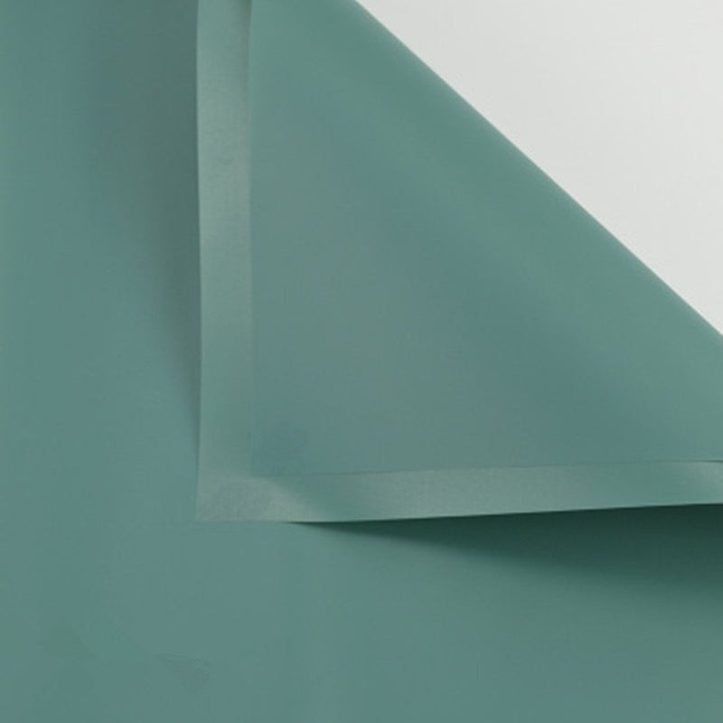 BBJ WRAPS Korean Style Flower Wrapping Paper Floral Bouquet Gift Packaging Supplies Multi Colors 20 Counts Emerald