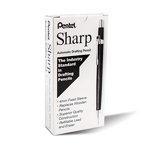 Pentel Sharp Mechanical Pencil, (0.5mm), Metallic Green Barrel, Box of 12 (P205MD) - Image 1