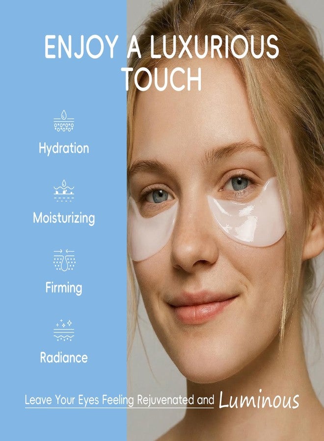 AKARY Milk Under Eye Patches 60PCS, for Dullness, Fine Lines & Dryness, Hydrating Eye Pads with Hyaluronic Acid, Firming & Nourishing, Enhance Elasticity, Radiant Glow, Mask Skincare for Women & Men - Image 3