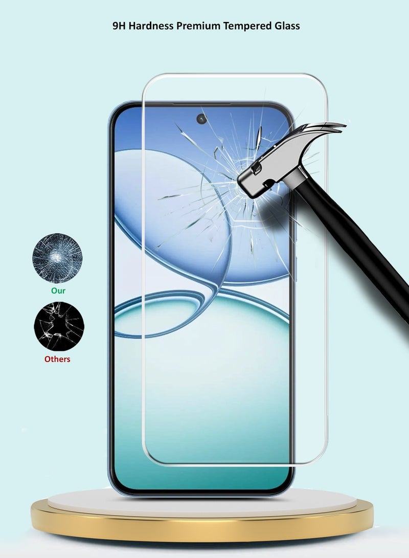 GMAX Realme 15T 5G 2025 GMAX Premium Series Curved Edges 9H 2.5D Tempered Glass Screen Protector - Clear - Image 3