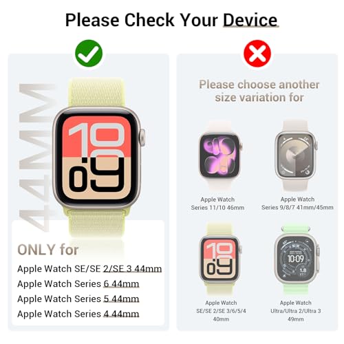 Tensea [3PCS for Apple Watch Screen Protector Case 44mm SE 3/SE 2rd Generation/SE/Series 6/5/4 Accessories, iWatch Protective Face Cover for Women Men, Bumper Tempered Glass for iPhone Watch 44 mm - Image 2