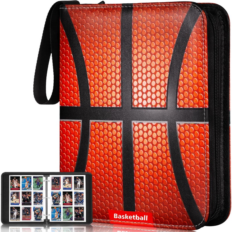 RONMONG Basketball Card Binder20252026 Sports Trading Card with Sleeves Holder Album990 Pockets Basketball Card Holder Sheets Display Storage Protectors for Collectors Boys and Girls Gift - Image 2