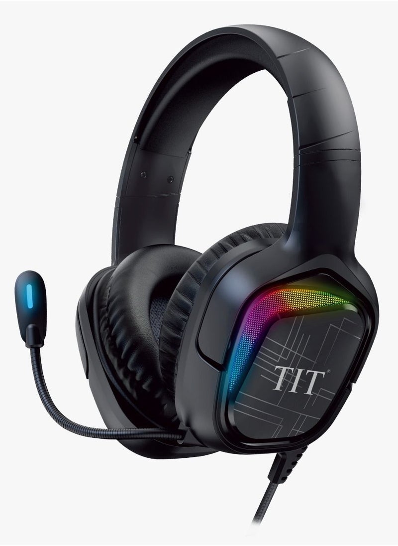 TIT - Gaming Headset TG-758 Virtual 7.1 surround sound enhanced in all PlayStation games 3D sound mode that gives accurate sound from every direction in compatible games. Dedicated audio modes that let you - Image 1