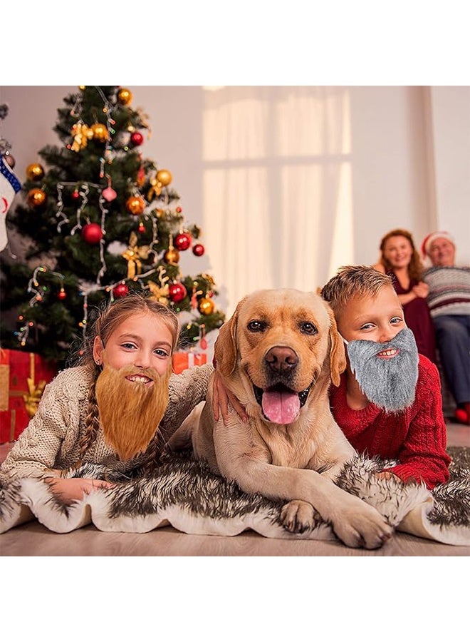 قطع من اللحى الاصطناعية، لحى طويلة مزيفة، شوارب مزيفة مضحكة - Image 5