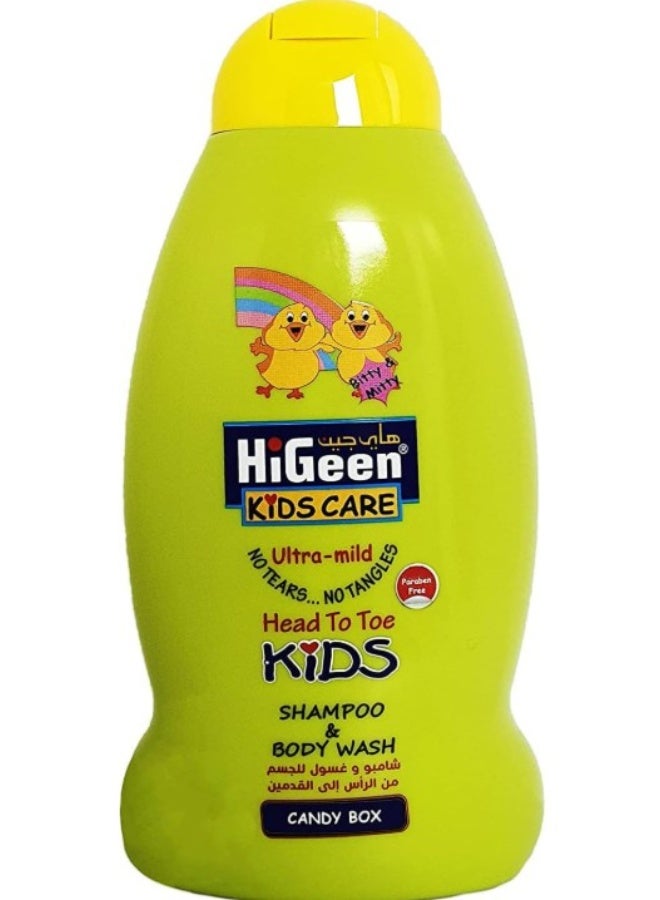 HiGeen Kids Shampoo 500ml - Tutti Fruity (Bitty & Mitty) | Gentle, Tear-Free Formula for Soft, Healthy Hair - Image 2