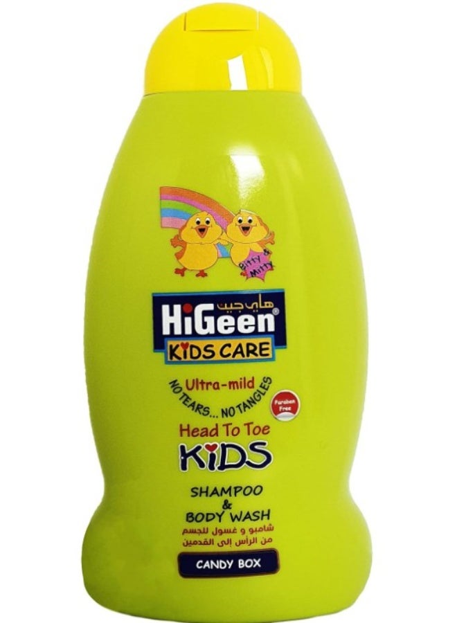 HiGeen Kids Shampoo 500ml - Tutti Fruity (Bitty & Mitty) | Gentle, Tear-Free Formula for Soft, Healthy Hair - Image 1