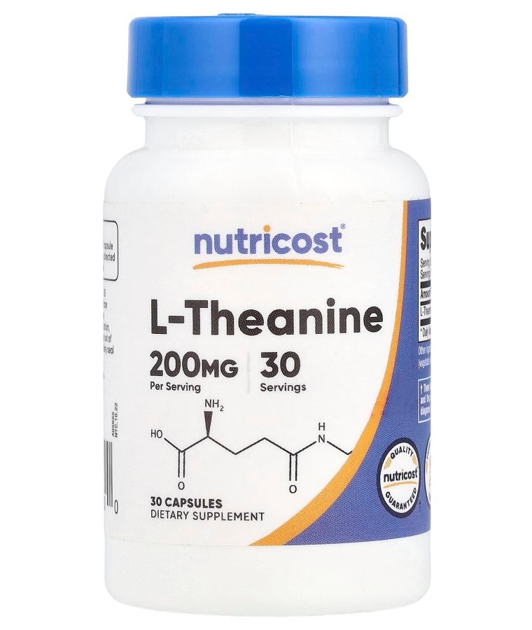 Nutricost L-ثيانين 200 ملغ 30 كبسولة