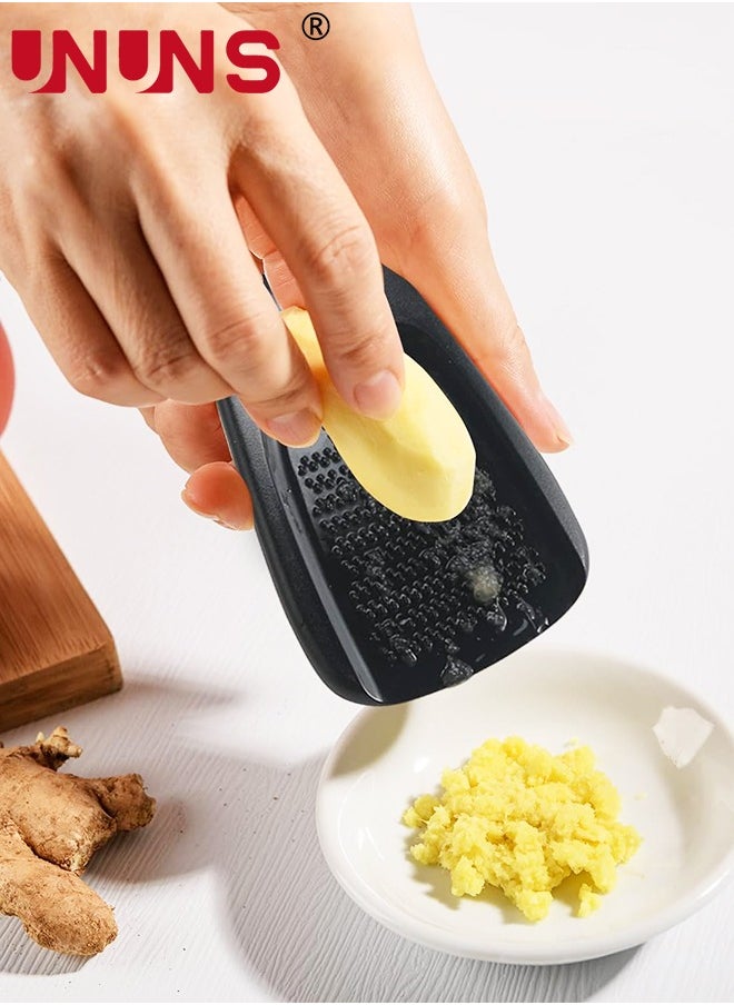 UNUNS - 6-Piece Kitchen Gadgets Set,Space Saving,Cheese Grater,Bottle Opener,Fruit Vegetable Peeler,Pizza Cutter,Garlic Ginger Grinder,Herb Stripper Gift Set - Image 1