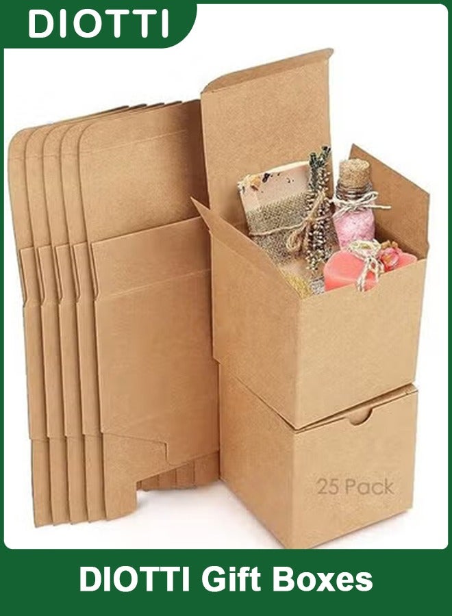 ديوتي صناديق هدايا من ورق كرافت (بني) - Image 1