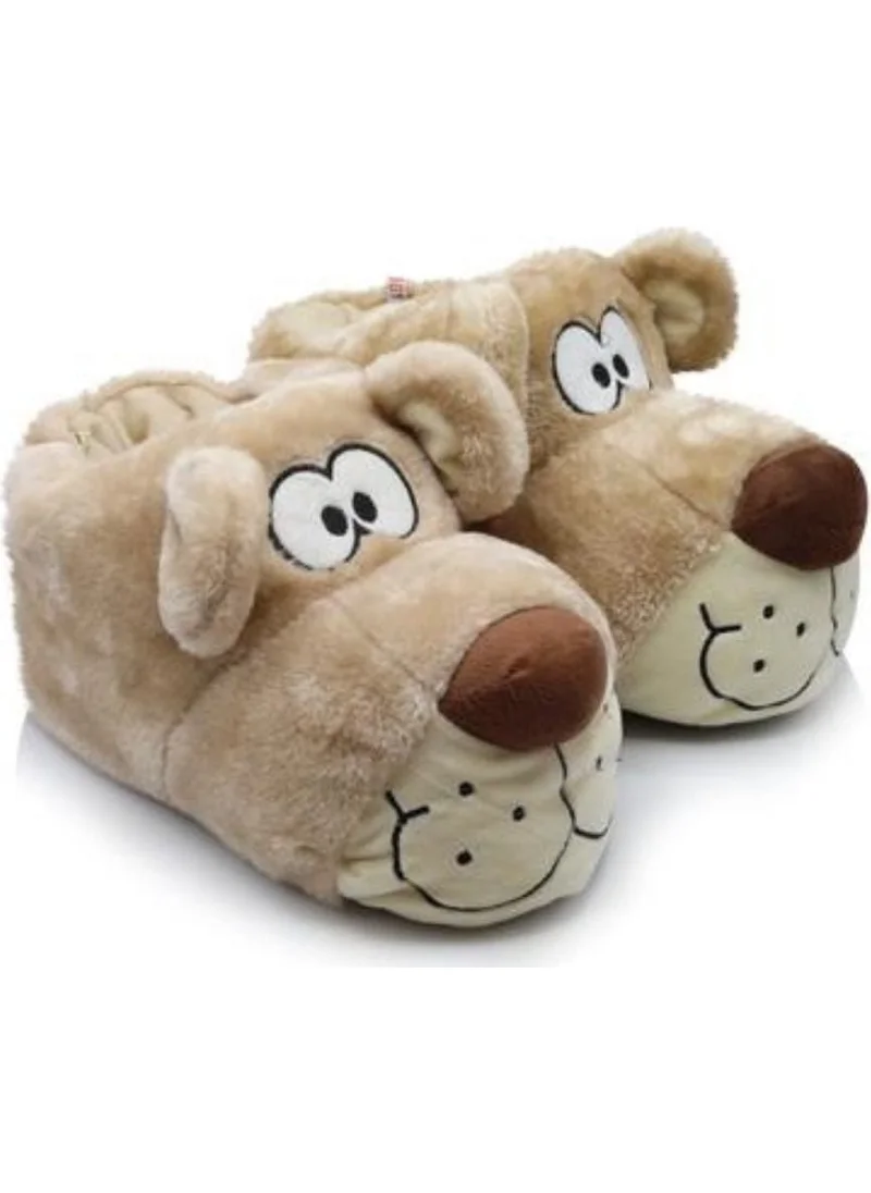 Twigy AA0624 Tw Fibert Beige Animal Figured Men's Slippers