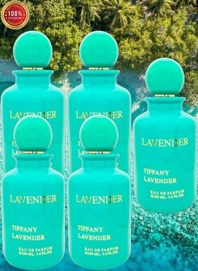 لافندر 5 قطع عطر لافندر تيفاني لافندر 100 مل - Image 1