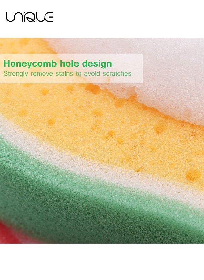 Unique - Shower Sponge 4pcs Washing Cleaning Sponge Cloth Kids Shower Puff Exfoliating Shower Sponge Bath Loofah Sponge Fruit Shower Sponge - Image 1