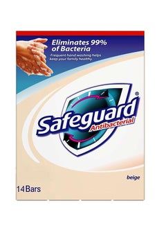 Safeguard 14 bars 4 ounce (113 gram) each beige washes away bacteria antibacterial soap bar - pzsku/Z81E88038A7300FD23BF0Z/45/_/1724672437/c482fa1f-857b-4940-a93f-ce4bb19a5b8e