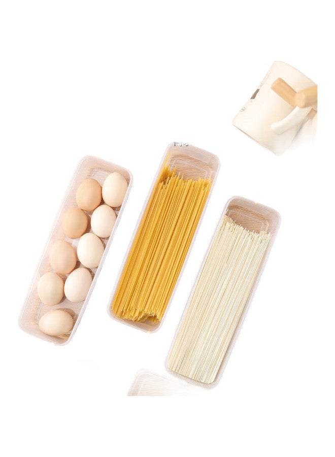 MAX COOK Maxcook Noodle Storage Box, 2 Pieces, Italian Pasta Container, Sealed Fresh-Keeping Box, Rectangular Storage Box, Mcx3131 - Image 3