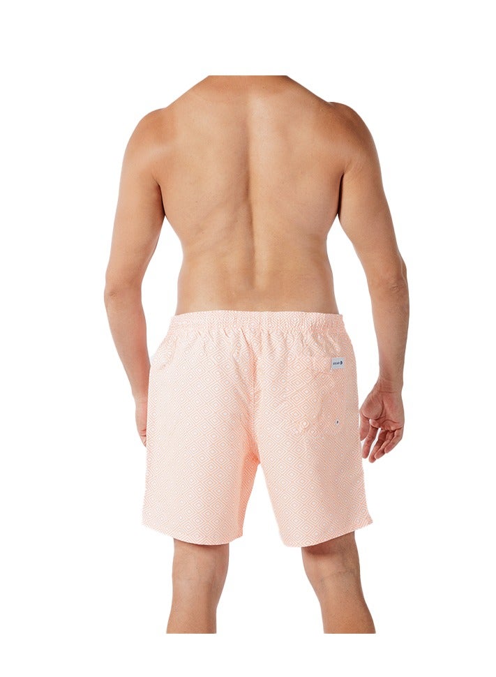 Skylar Men's Swimming Shorts - Light Orange - Image 3