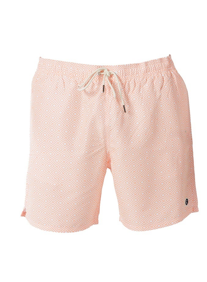 Skylar Men's Swimming Shorts - Light Orange - Image 2