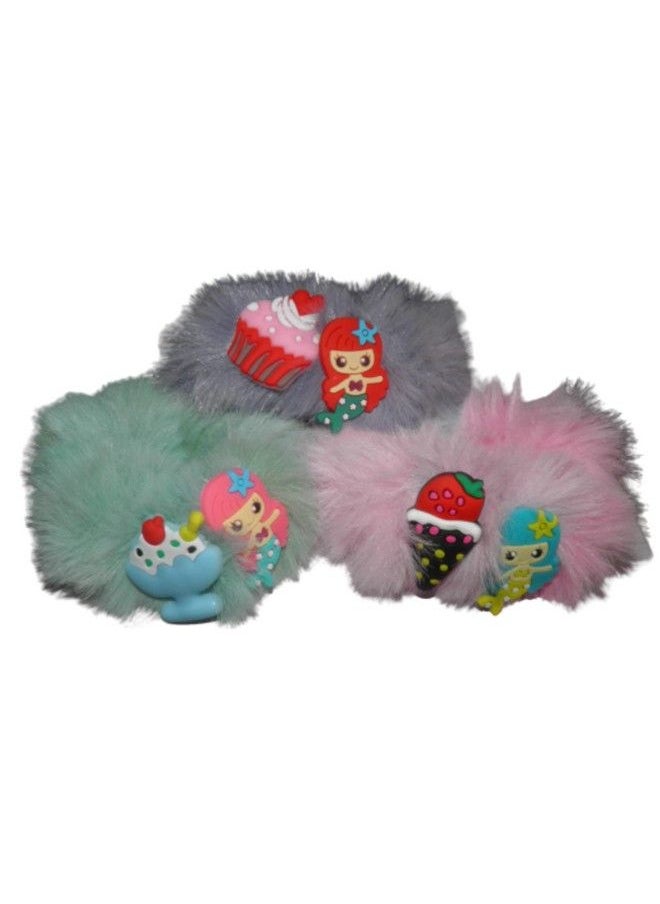 Aliza - 20 Pcs Rainbow Ice Cream Hair Clips Set Baby Hairpin For Kids Girls Toddler Barrettes And 3 Pcs Icecream Fur Scrunchies Hair Accessories - Image 1