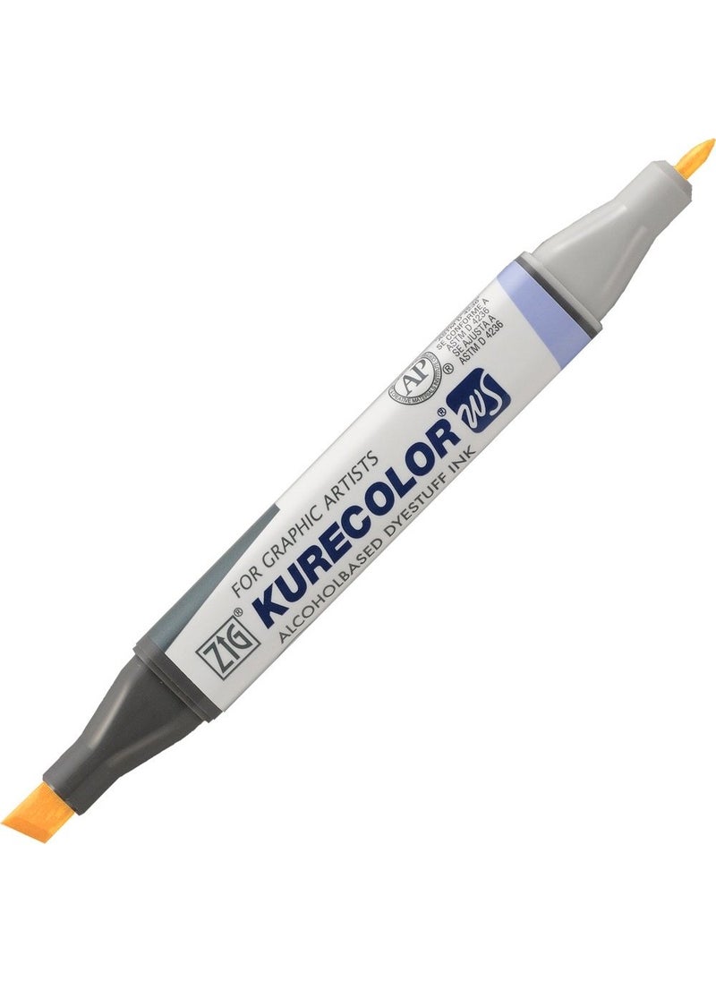 Zig Kurecolor KC3000 Twin S Marker Pen 104 Mid Yellow  - Image 3