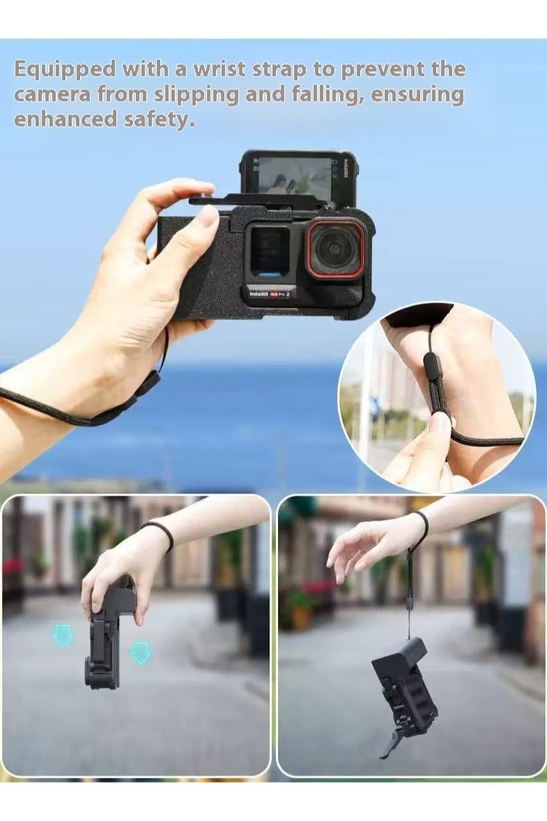 Insta360 AcePro 2 Extended Handle Street Photography VLOG Shooting Handheld Mount Accessory - Image 5