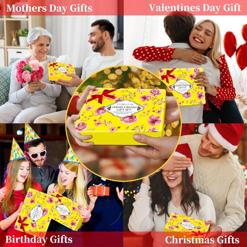 RUNBEN 10 Pack Hand Cream Gifts,Christmas Gifts for Women,Stocking Stuffe for Teen Girls,Bridesmaid Gifts,Thank You Gifts Hand Cream for Dry Hands,Teacher Gifts Birthday Hand Lotion Gifts Set for Coworkers - Image 3