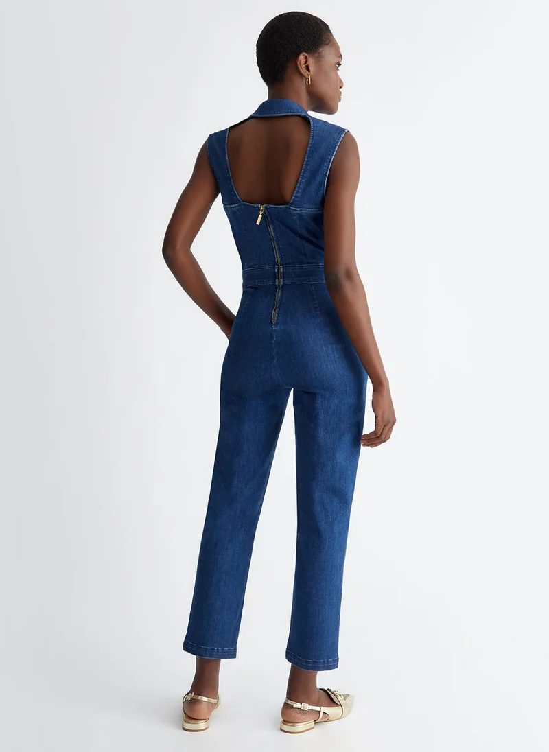 Liu Jo Stretch denim jumpsuit