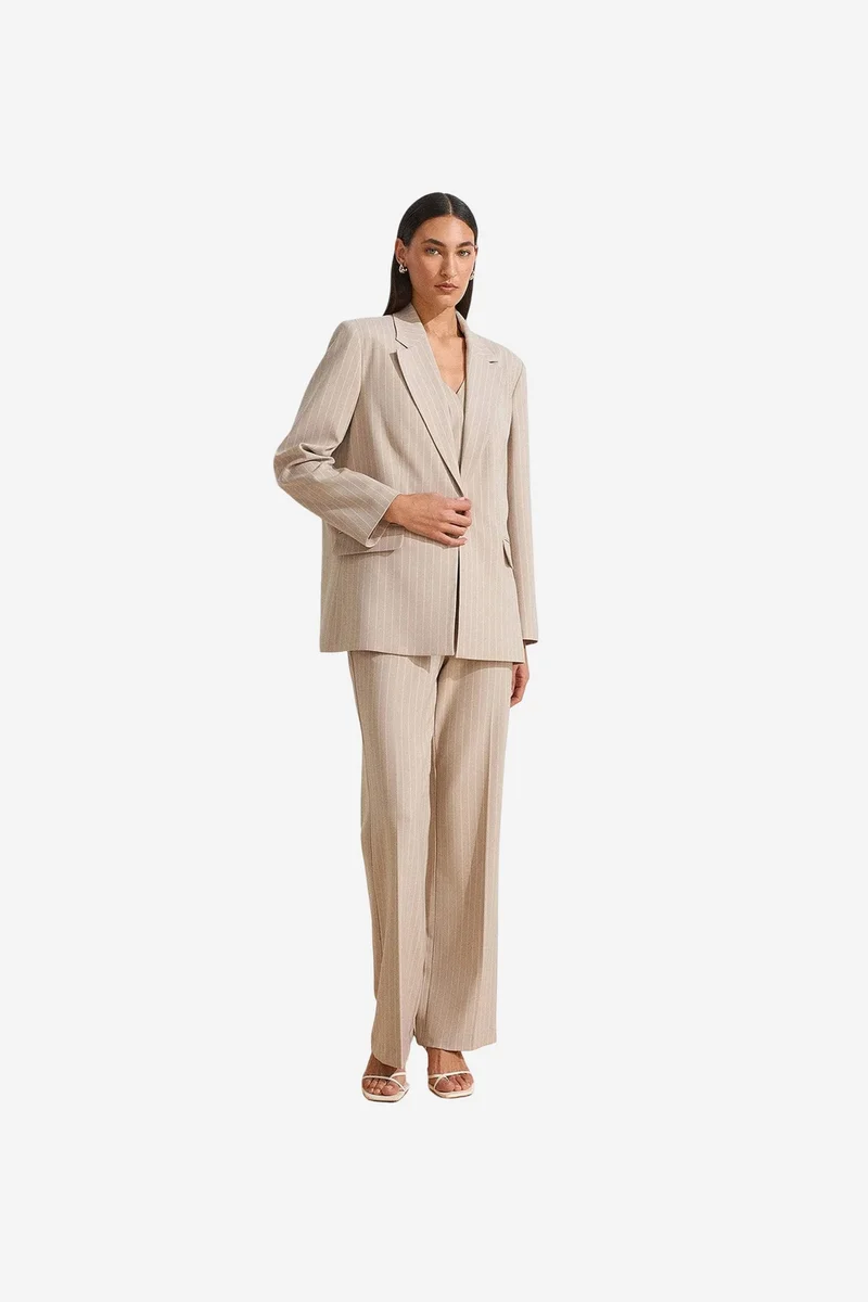 Dilvin Beige Natural DILVIN Women's Tailored Jacket for Women | Best Price UAE