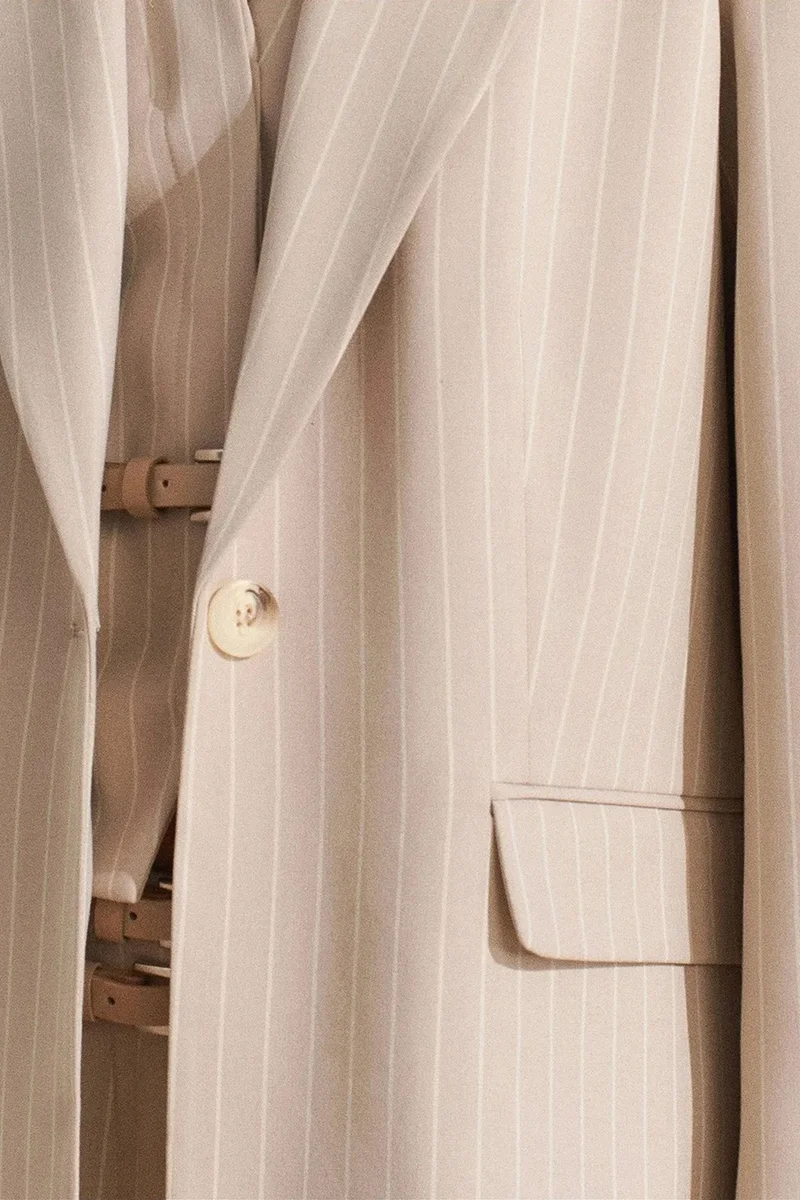 Dilvin Beige Natural DILVIN Women's Tailored Jacket for Women | Best Price UAE