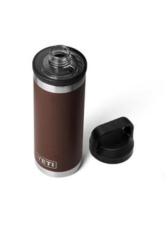 YETI YETI Rambler 18 oz Bottle, Vacuum Insulated, Stainless Steel with Chug Cap, Wetlands Brown  - Image 1
