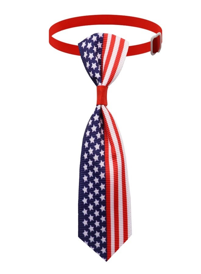 BBTDIN Independence Day Dog Bowtie Collar Pet American Flag Neck Ties Dog Cat Bow Ties JPN08 (A) - Image 2