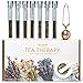 Thoughtfully Gourmet Tea Therapy Infusion Gift Set 7 Unique Flavors and Reusable Copper Ball Infuser Loose Leaf Tea Set Flavors Include Peppermint Jasmine Vanilla Chai and More Set of 7 - Image 2