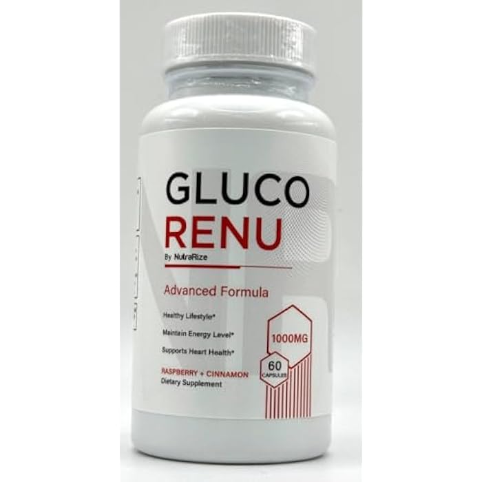 NutraRize Gluco Renu Capsules, Official GlucoRenu Pills, Natural Support for Healthy Levels, Circulation and Balance, Premium Formula for Overall Health, GlucoReNu Glyco Optimizer (60 Capsules) - Image 4