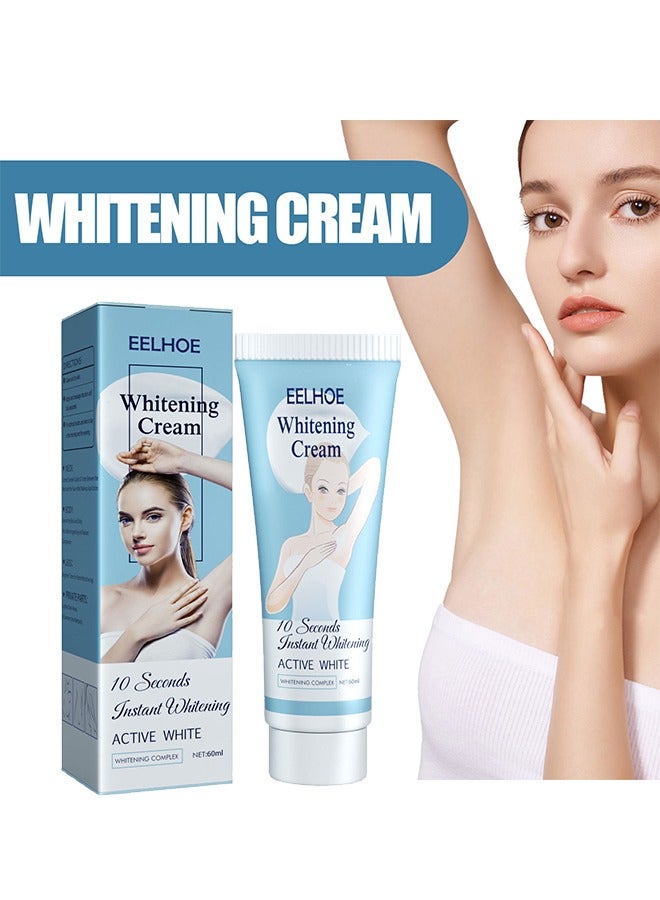 EELHOE Whitening Cream,Body Whitening And Moisturizing Cream - Underarm Skincare Cream 60ML - Removes Skin Melanin And Smoother Skin - Image 1