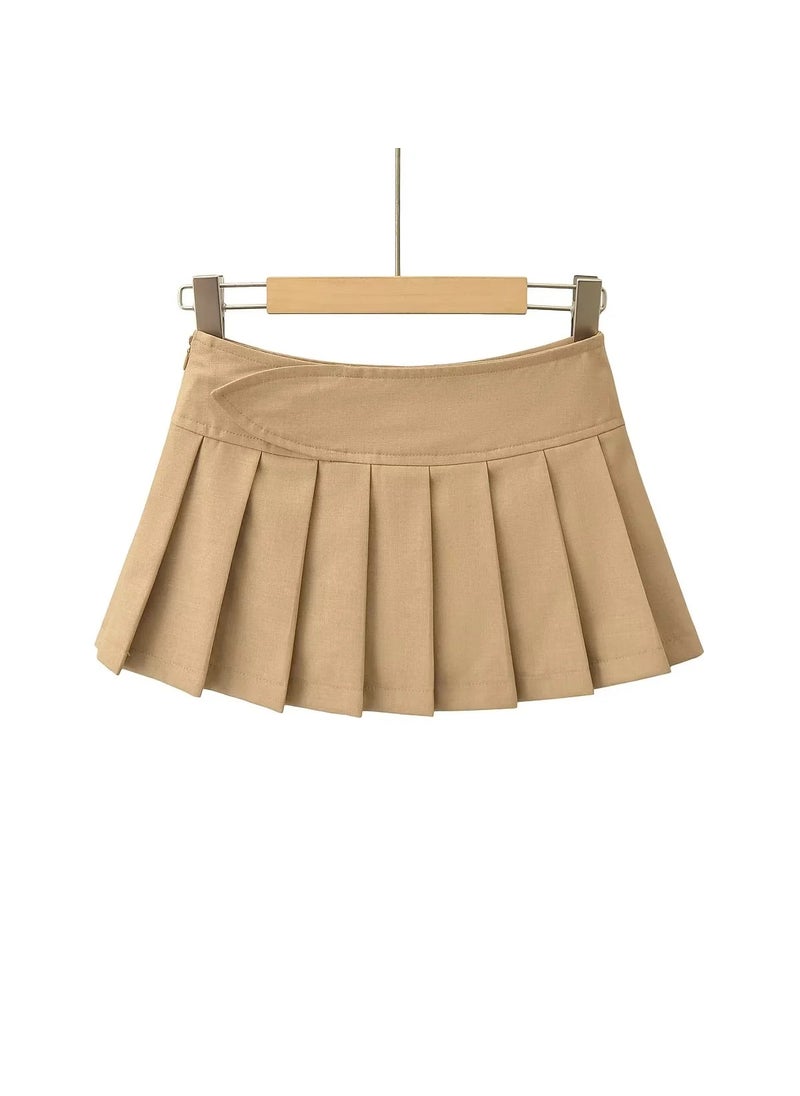 Generic - Pleated Sweet Lolita JK Style Mini Skirt Purple - Image 1