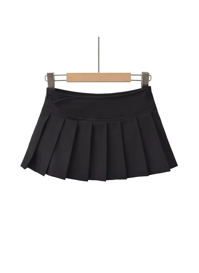 Generic - Pleated Sweet Lolita JK Style Mini Skirt Purple - Image 1