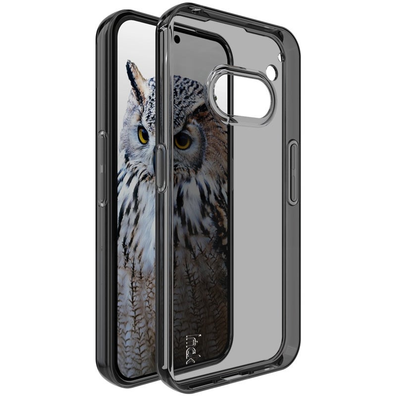 HuHa Protective Cover For Nothing Phone 2a 5G / 2a Plus imak UX-5 Series Transparent Shockproof TPU Protective Case(Transparent Black) - Image 1