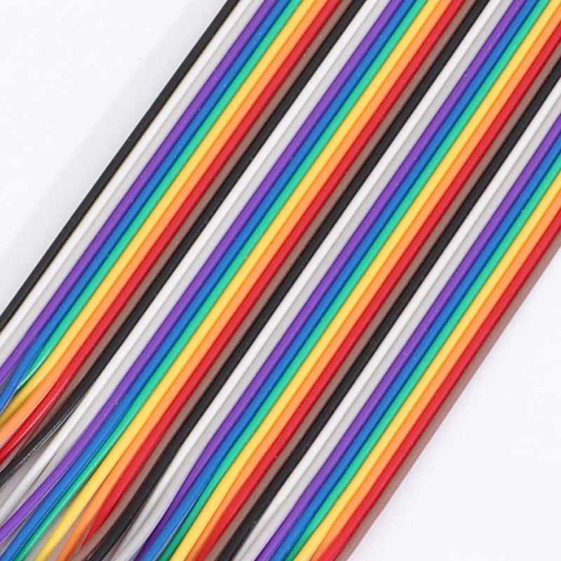 40p Female to Female Ribbon Wire 20cm Jumper Wire Set 10pcs Breadboard Cable for Electronics Prototyping and Circuit Testing - Image 4