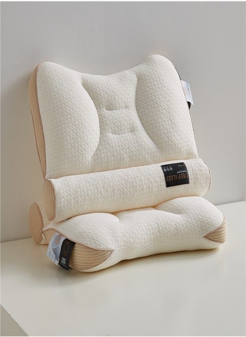 Sleep Enhancing Cervical Support Comfort Pillow Cervical Support Comfortable Pillow Ergonomic Neck Support Pillow Adjustable Orthopedic Pillow Filling with PE Hose