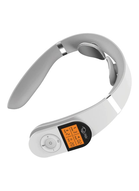 Qutek MagiCure Intelligent Electric Neck Massager TENS technology Pain and Fatigue relief 6 Modes 16 Levels Remote control Cordless Deep Tissue Trigger Point Cervical Massager 1 year Warranty