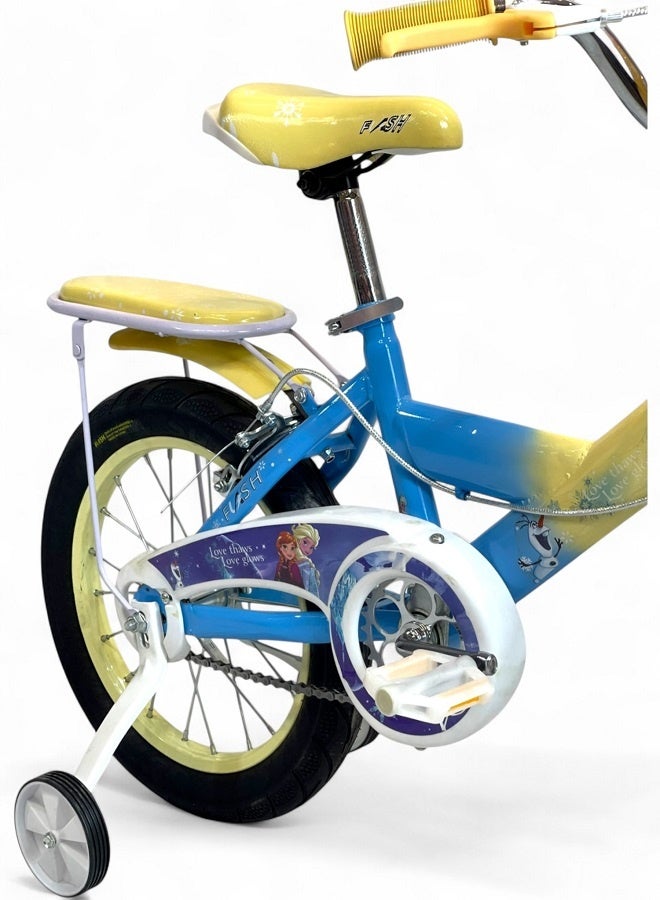 فلاش دراجة اطفال بناتي فيها اصوات وانوار من فلاش - لون اصفر - مقاس 12 من 3 سنوات ل5 سنوات - الوكيل الرسمية في مصر المنتج GTG TOYS - Image 3