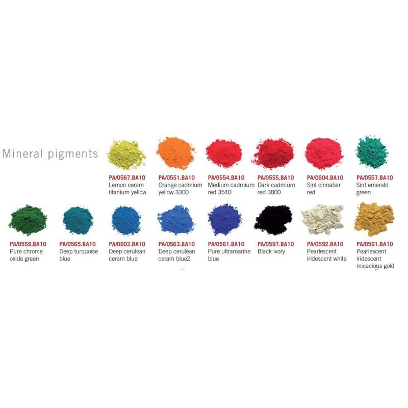 RGM - Mineral Pigments - Pot of 100 Grams - Deep Turquoise Blue (0565) - Image 3