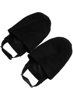 silvercnc 2 Pack of Shoe Sliders for Bowling Shoes, Elastic Strap fits for Most Shoes for Both Women and Men - Black  - Image 5