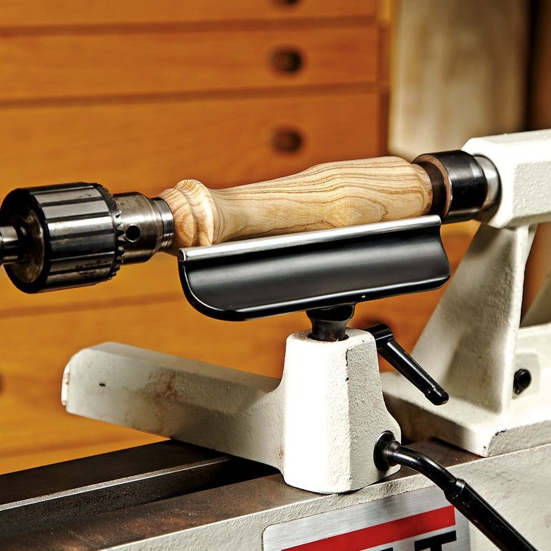 ROCKLER 6â€ Lathe Tool Rest - Woodturning Tool Rest Capped w/ 5/16â€ Round Stainless Steel Bar - Wood Lathe Tools Gives Comfortable Contour for your Fingers - Image 5