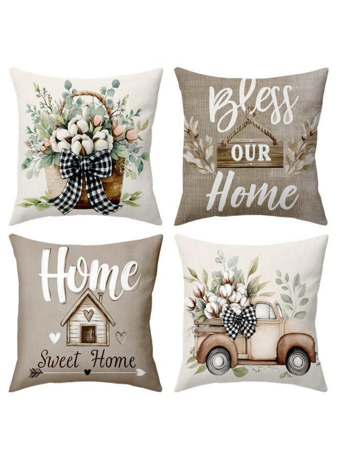 BBOLDIN Flower Pillow Cover - Image 1