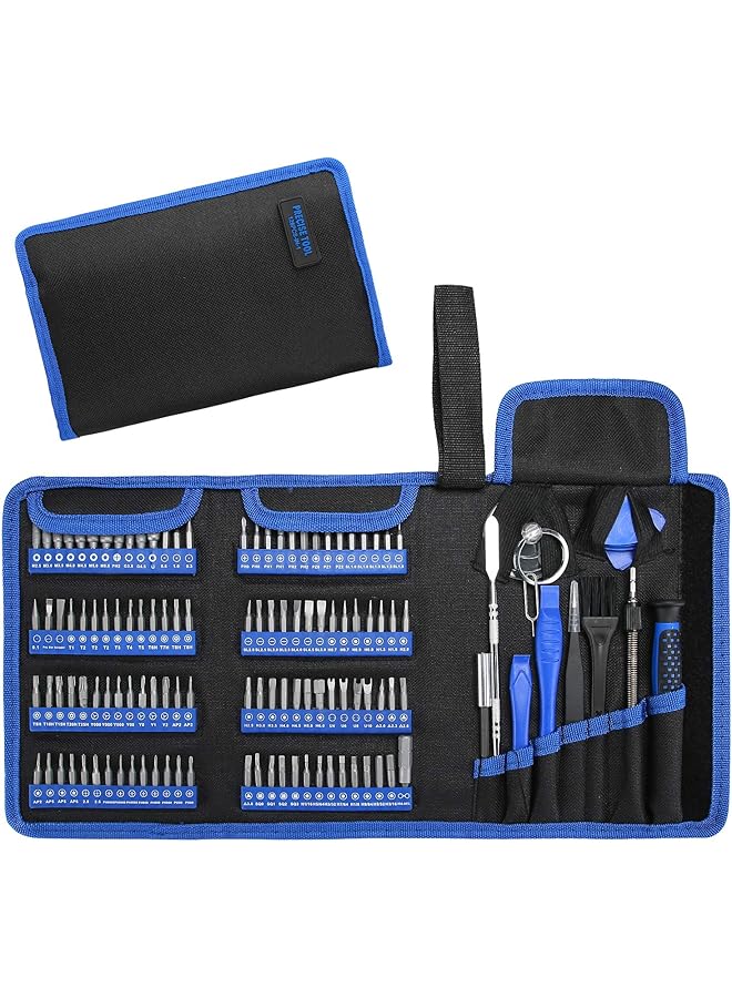 PROMASS promass Precision Screwdriver Set, 126 in 1 Magnetic Screwdriver Kit, Multi-function Professional Repair Tool Kit with Portable Oxford Bag for Phone Laptop PC Watch Electronics and More -Black  - Image 1
